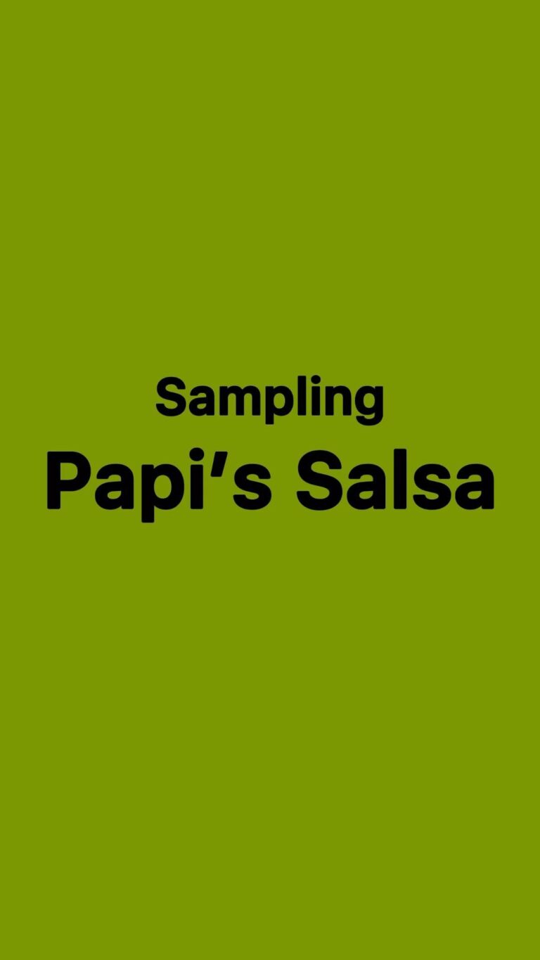 Sampling #PapisSalsa at Canton! Our HOT salsa is good and HOT! Keeping it #healthy with #natural and #organic