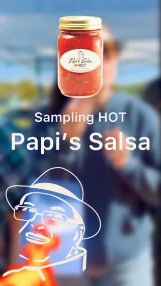 Sampling #PapisSalsa at The Great Pumpkin Fest in Canton! Can you handle the HOT? 🔥 Thank you Canton for the amazing feedback! #EatSalsa but only Papi’s Salsa! Keeping it #healthy with #natural and #organic ingredients.